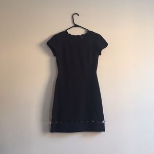 Club Monaco Scalloped Dress
